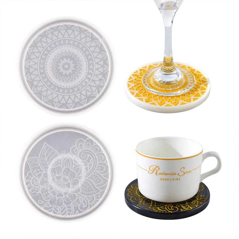 Coffee Tea Flower - Bloem Coaster Siliconen Mal Epoxyhars Kristal