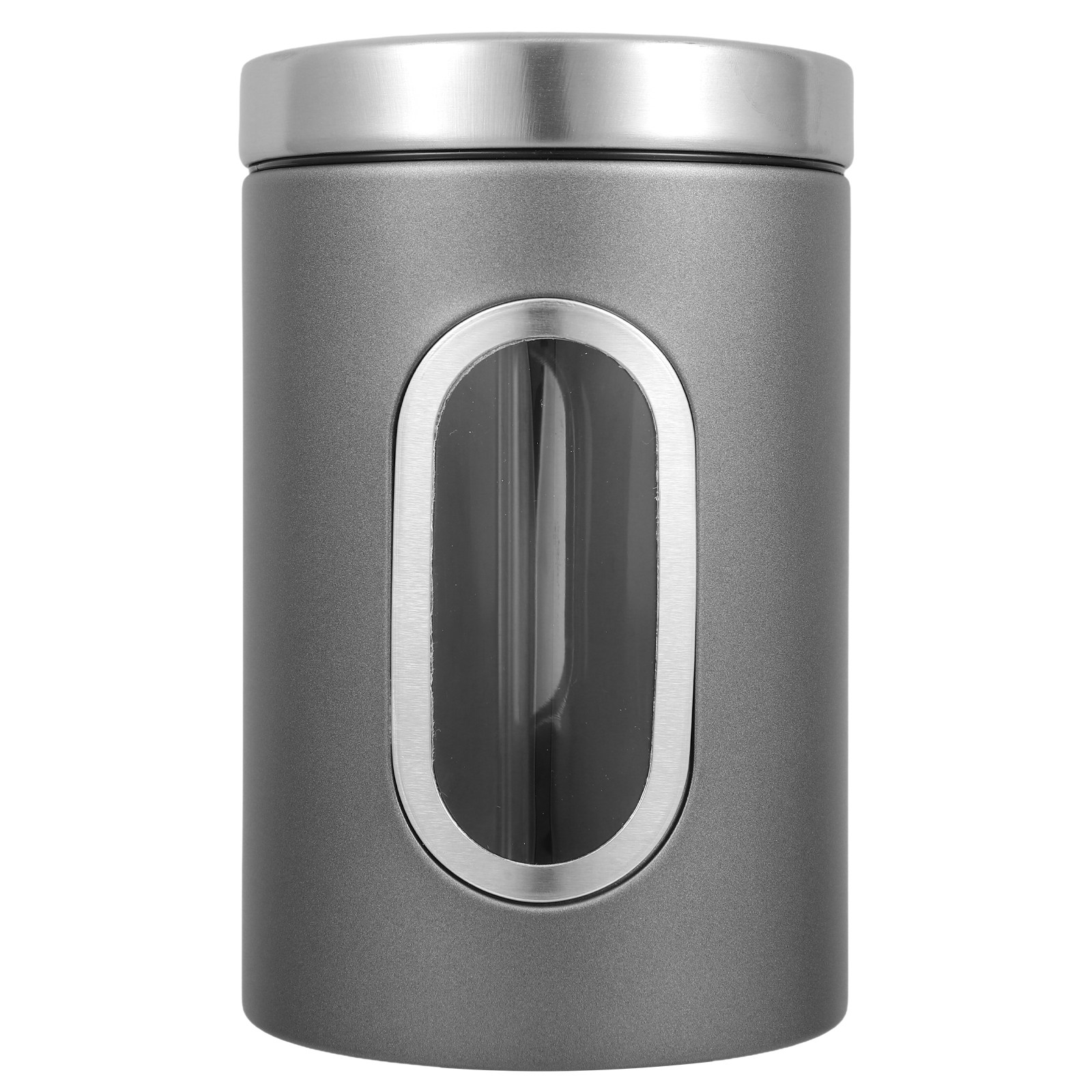 Tea Coffee Sugar Container - RVS bewaardoos zilvergrijs luchtdicht keukencontainer voor
