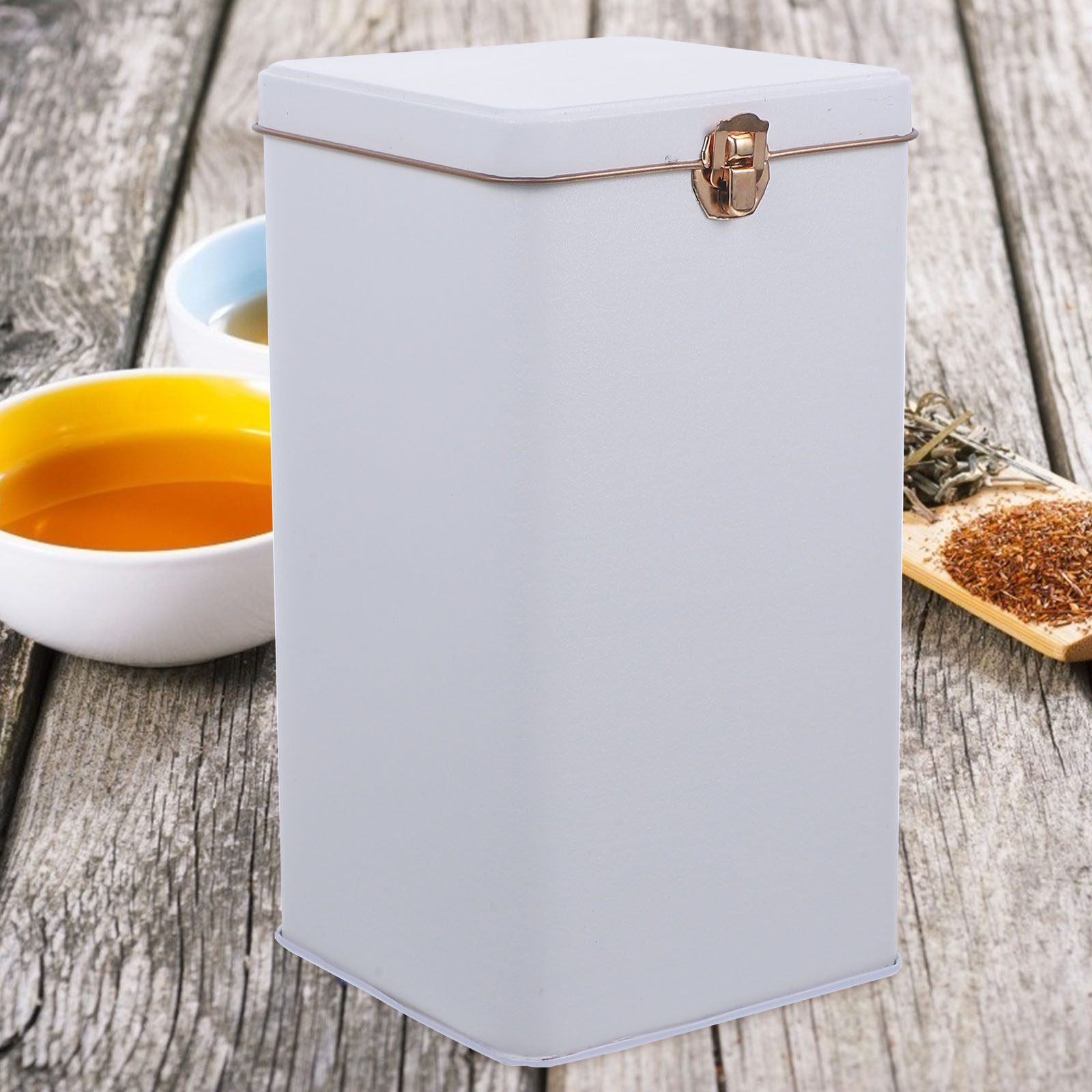 Coffee Tea Sugar Canisters - IJzeren theebus, robuust, roestbestendig blikken potje