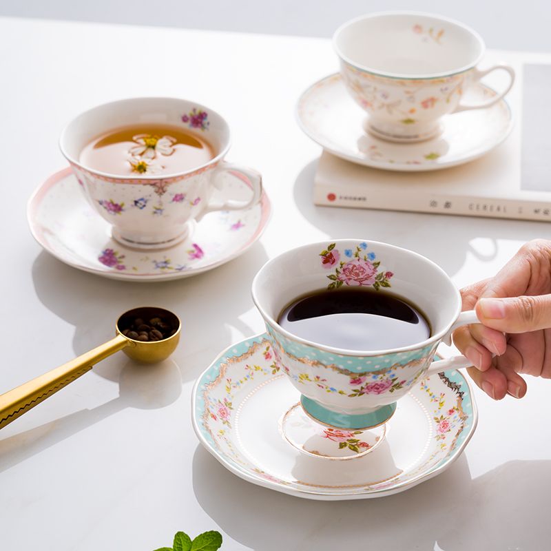 Coffee Tea Flower - Britse buitenlandse handel export keramische koffie