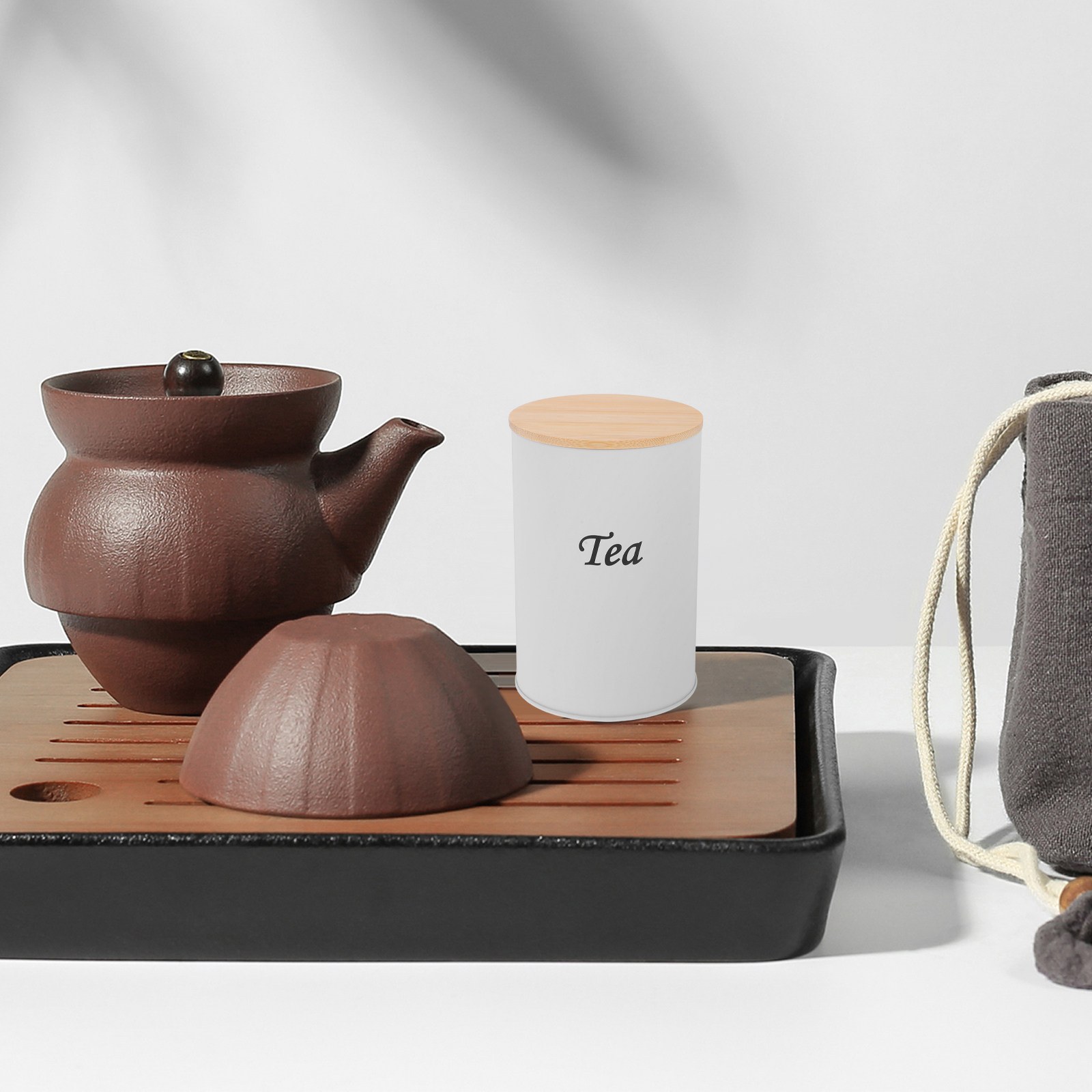 Coffee Tea Sugar Canisters - 3 stuks luchtdichte ronde bussen gegalvaniseerd