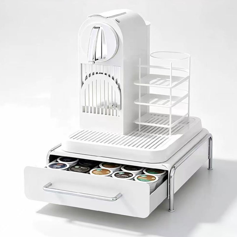 Coffee Tea Drawer Organizer - Koffiecapsule opberglade displayrek bar ins windtafelblad