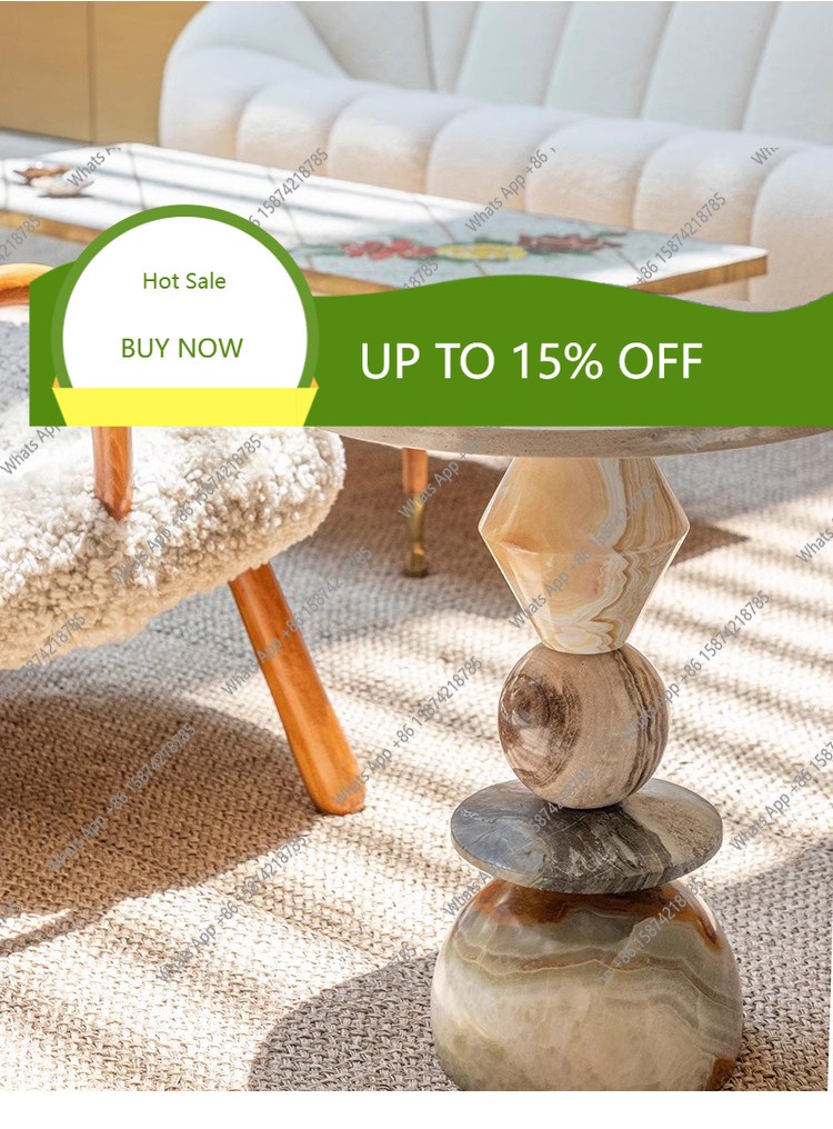 Coffee Tea Nook - XS Ronde Marmeren Salontafel Afternoon Tea