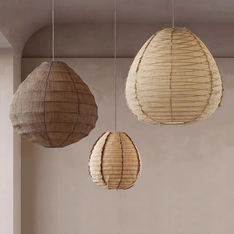 Switching Coffee To Tea - Japanse metalen doek hanglampen gastgezin theesalon