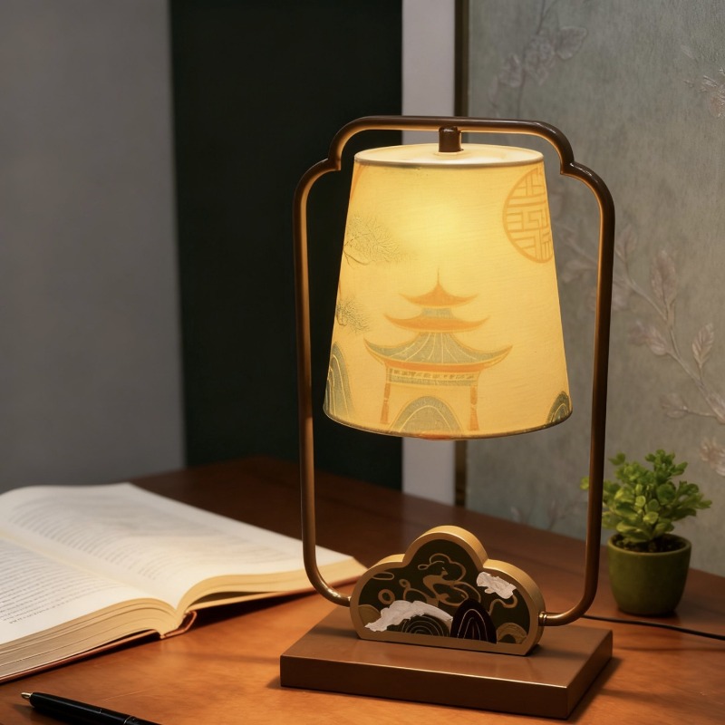 Switching Coffee To Tea - Klassieke retro stoffen vloerlampen Chinese stijl