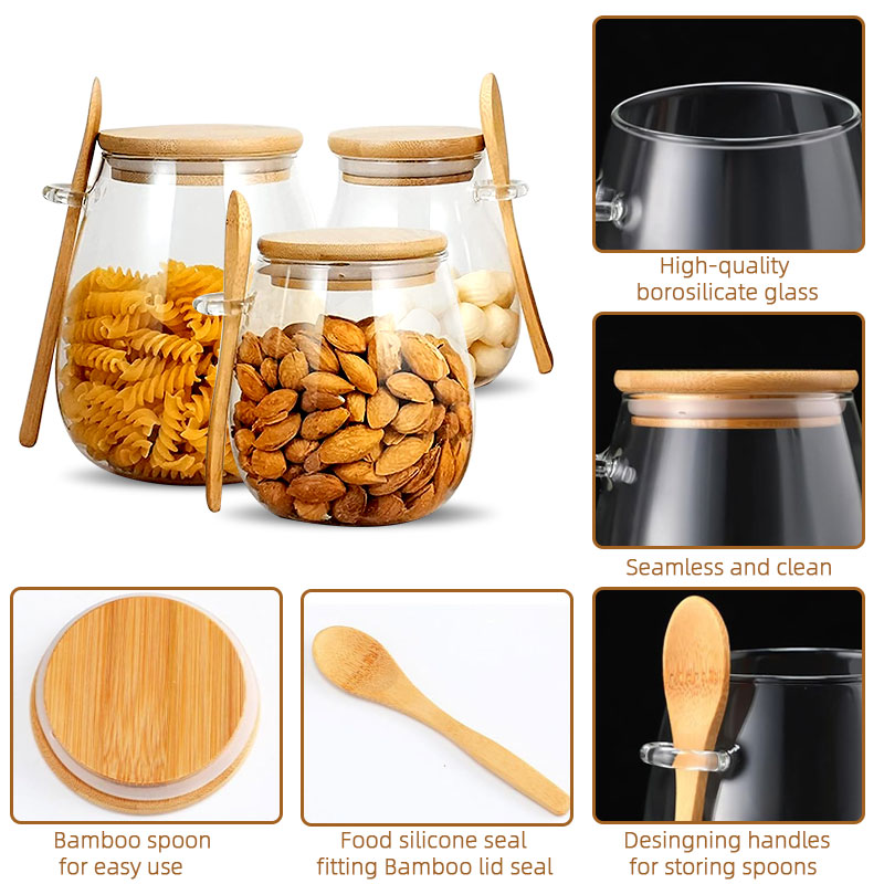 34Oz Verzegelde Glazen Pot Met - Coffee Tea Sugar Canisters recensie en prijs