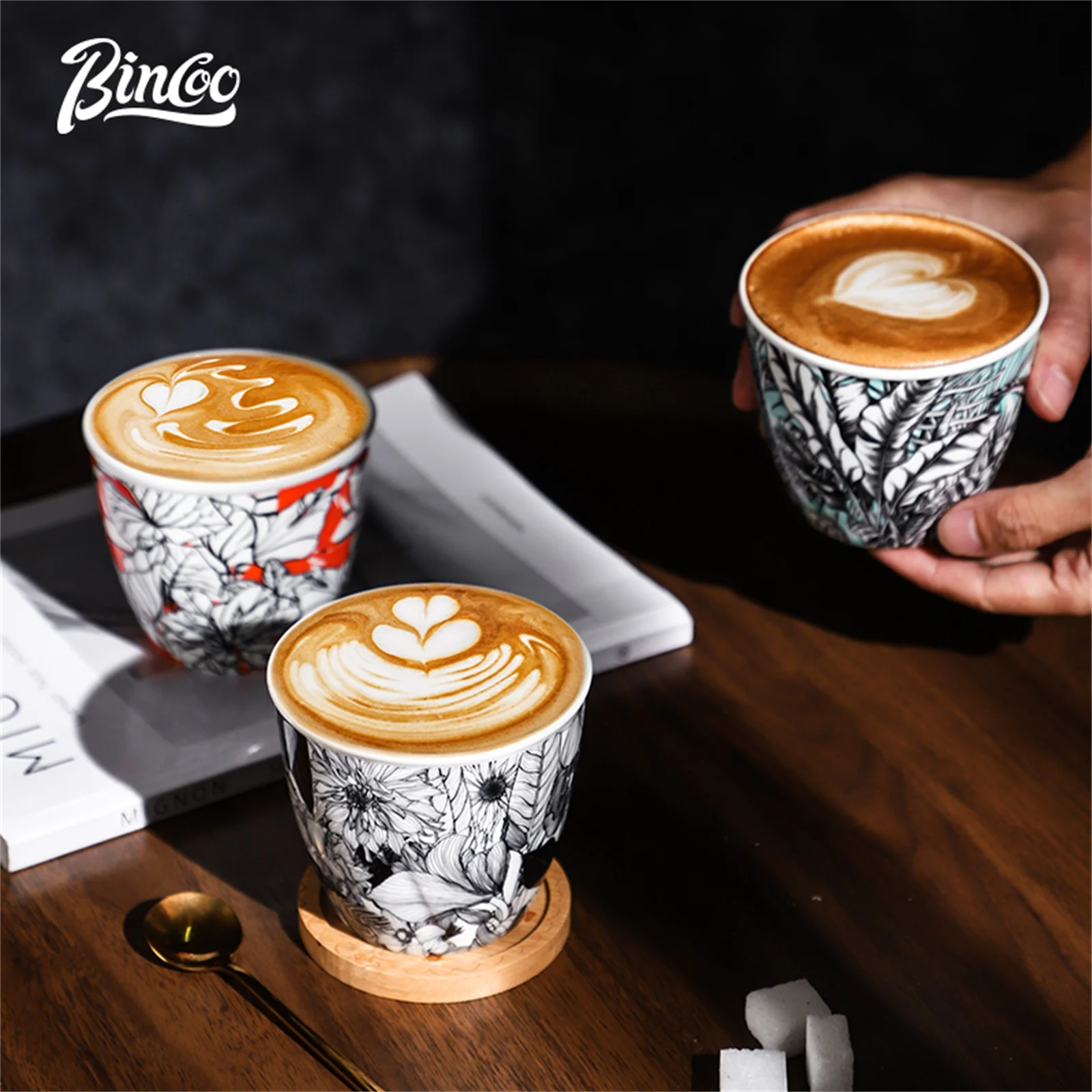 BINCOO Keramische Koffiekop Cr - Coffee Tea Flower recensie en prijs