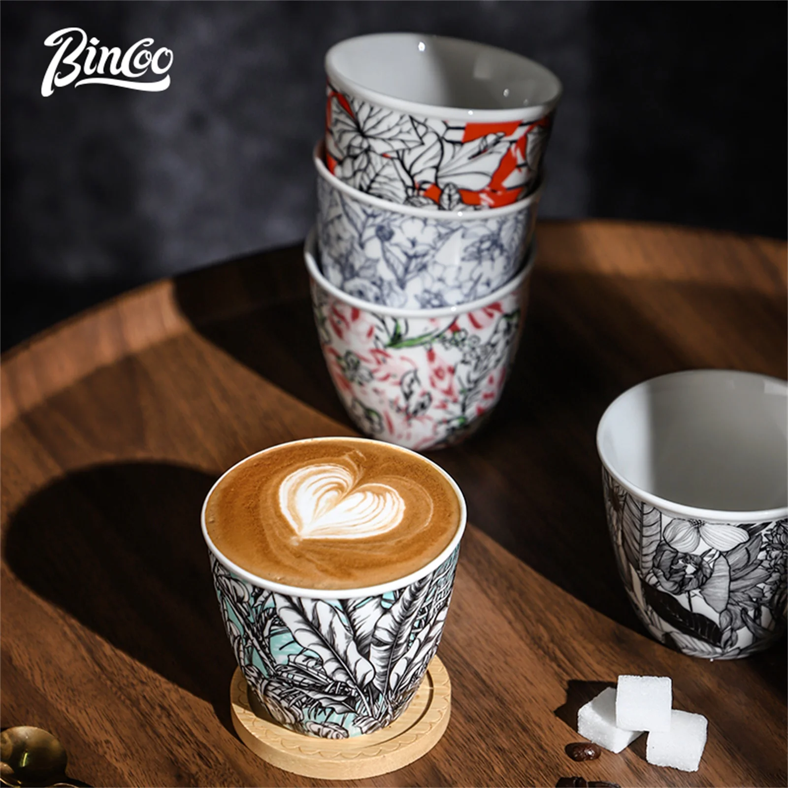 BINCOO Keramische Koffiekop Cr - Coffee Tea Flower recensie en prijs