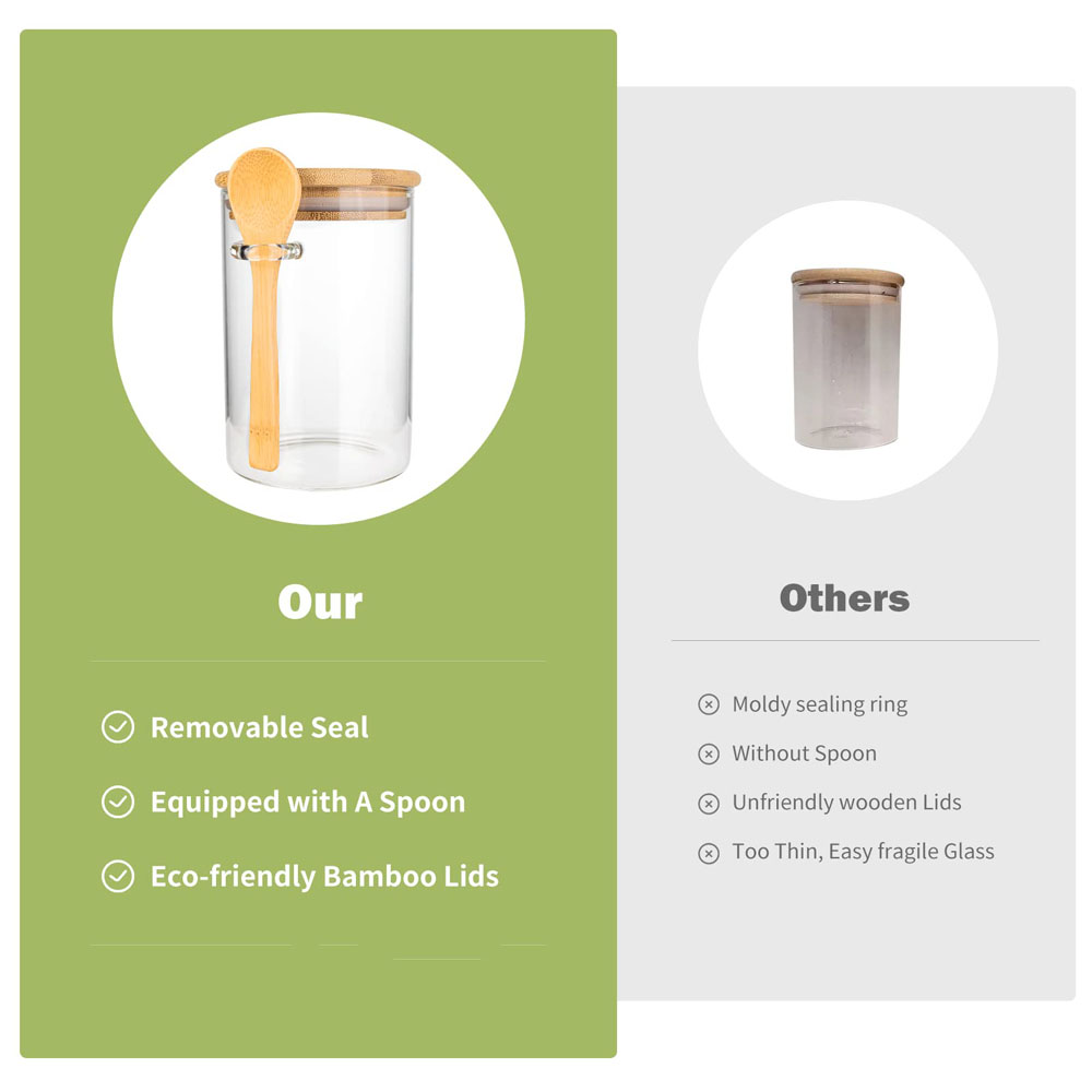 Luchtdicht bewaardozen van pla - Tea Coffee Sugar Container recensie en prijs