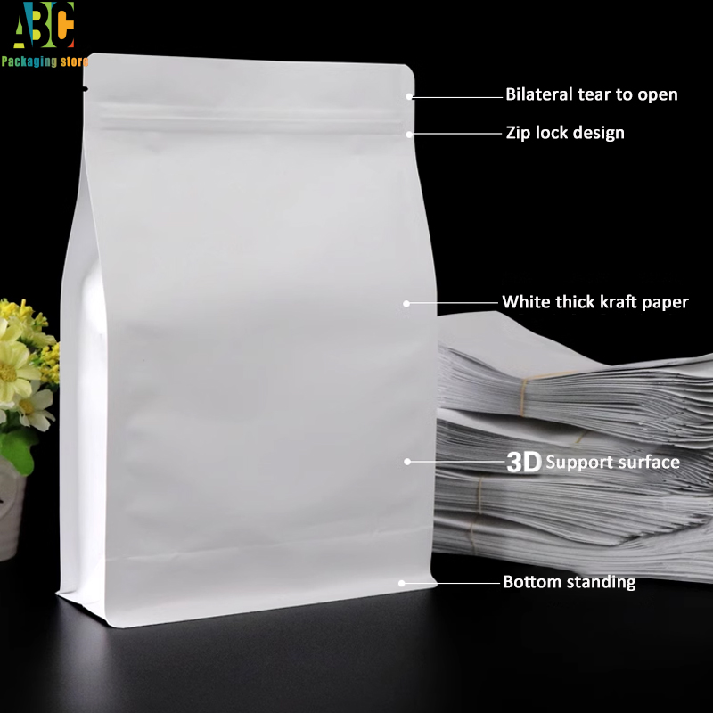 Ambachtelijke papieren zak met - Coffee Tea Flower recensie en prijs