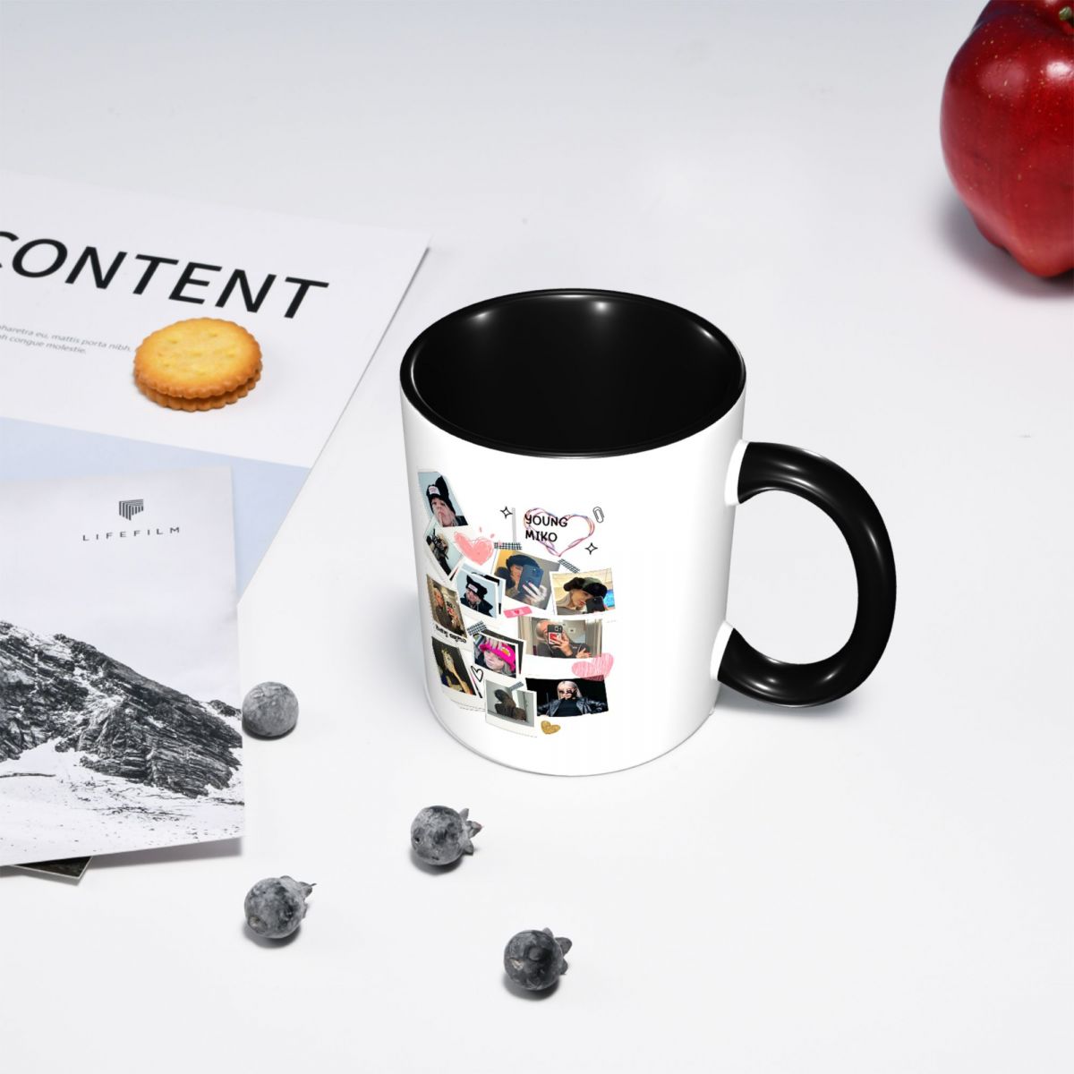 Collage van jonge Miko-mokken, - Young Tea Coffee recensie en prijs