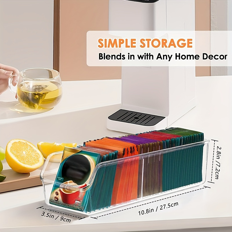 1-delige doorzichtige theezakj - Coffee Tea Drawer Organizer recensie en prijs