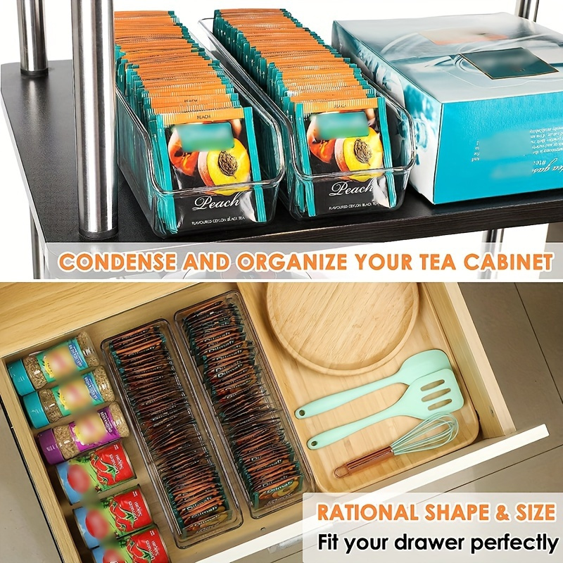 1-delige doorzichtige theezakj - Coffee Tea Drawer Organizer recensie en prijs