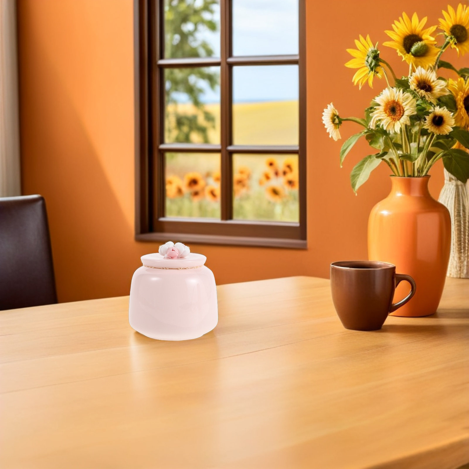 Keramische theepot roze porsel - Coffee Tea Sugar Canisters recensie en prijs
