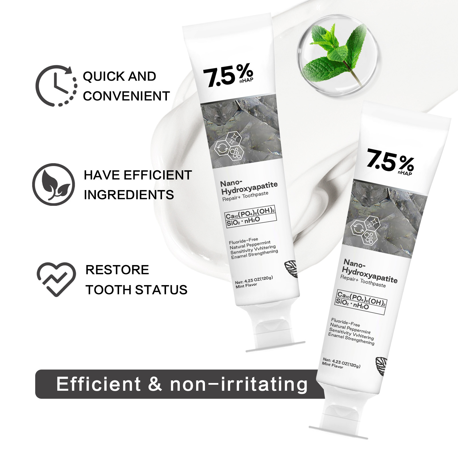 Nano Hydroxyapatiet Tandpasta  - Coffee Tea Unit recensie en prijs