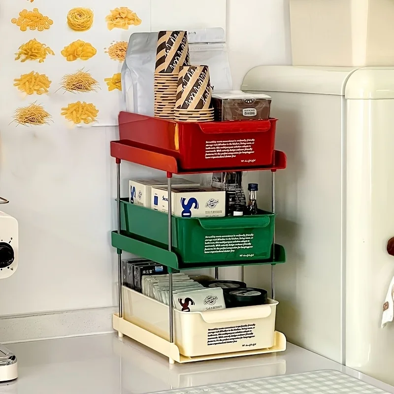 2/3 Laag Theezakje Opbergdoos  - Coffee Tea Drawer Organizer recensie en prijs