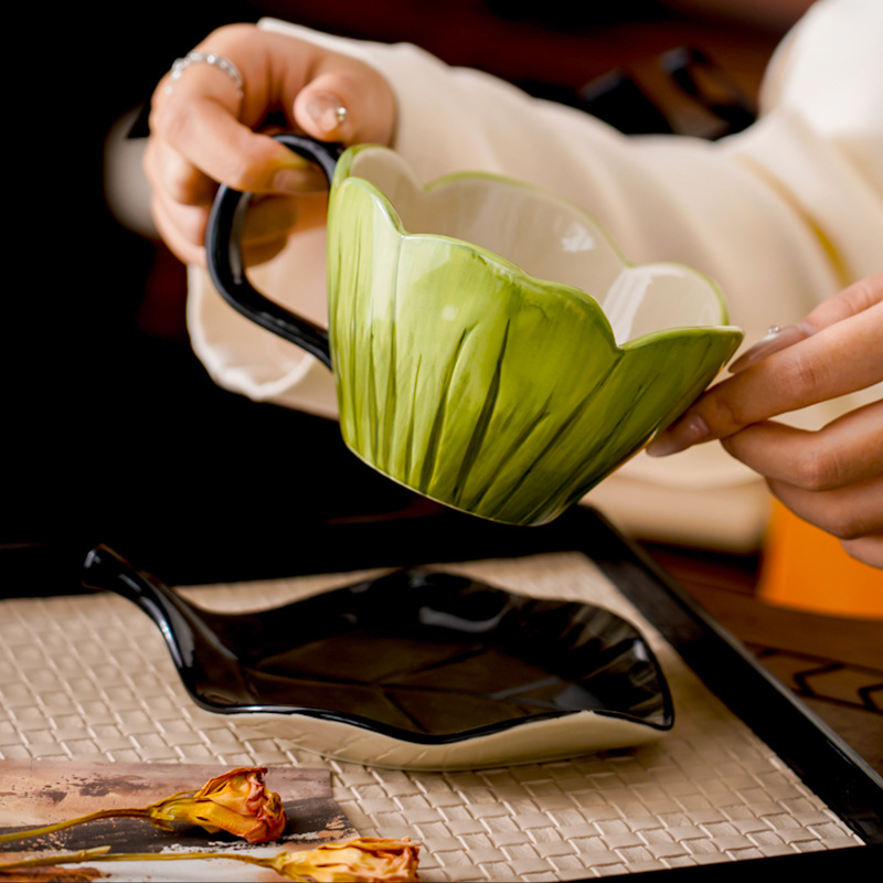 Onregelmatige handgeschilderde - Coffee Tea And Leaf recensie en prijs