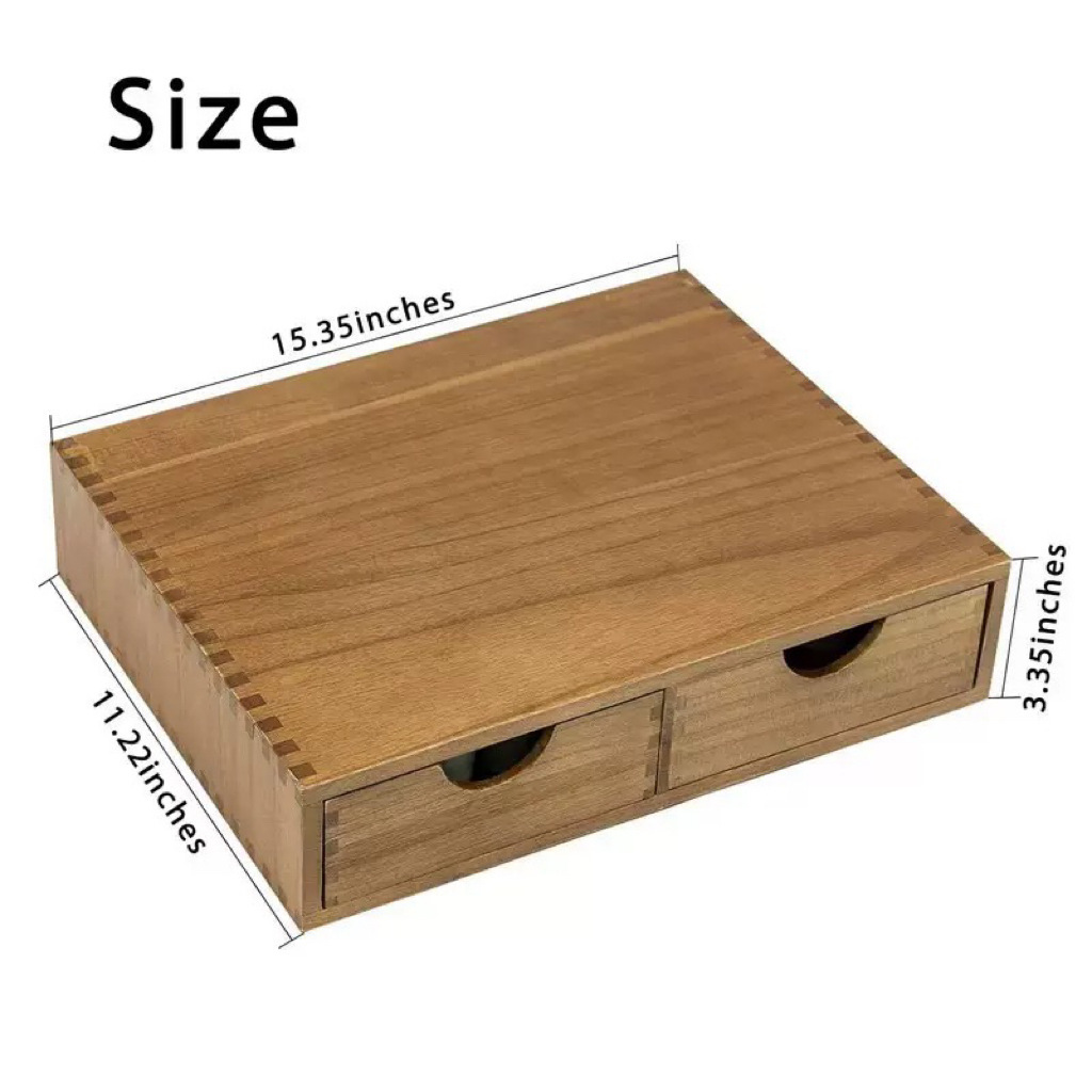 Minimalistische houten koffiem - Coffee Tea Drawer Organizer recensie en prijs