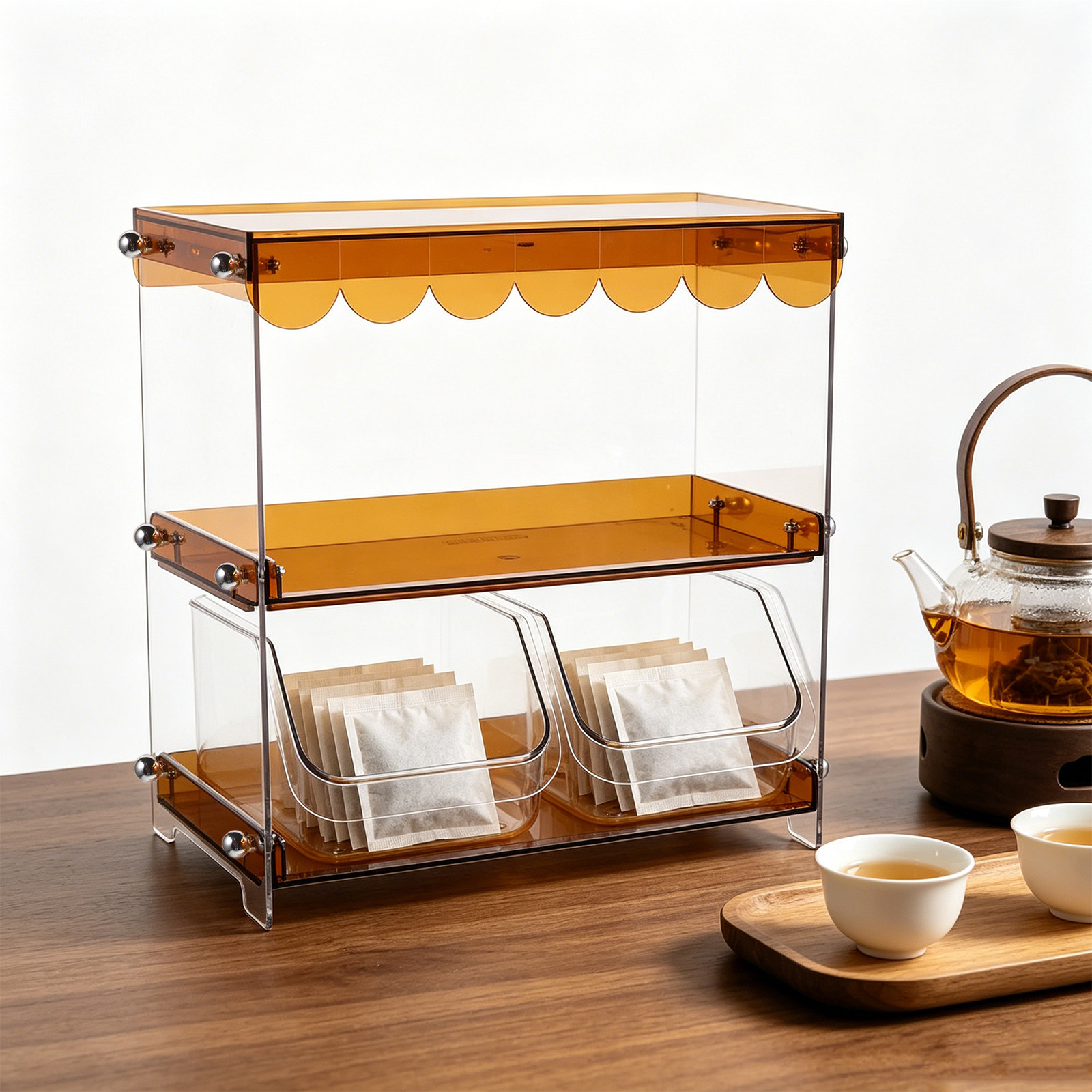2-laags theezakjesorganizer, k - Coffee Tea Drawer Organizer recensie en prijs