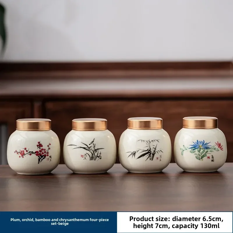 4 STKS/PARTIJ Boutique keramie - Tea Coffee Sugar Container recensie en prijs