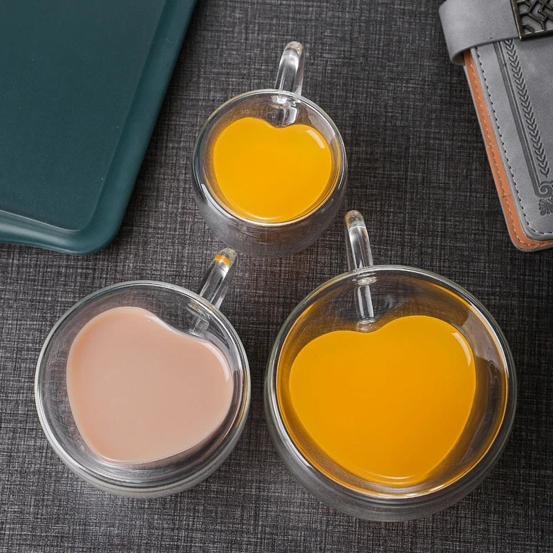 1Pcs Hartvormige Glas Koffie W - Coffee Tea Vodka recensie en prijs