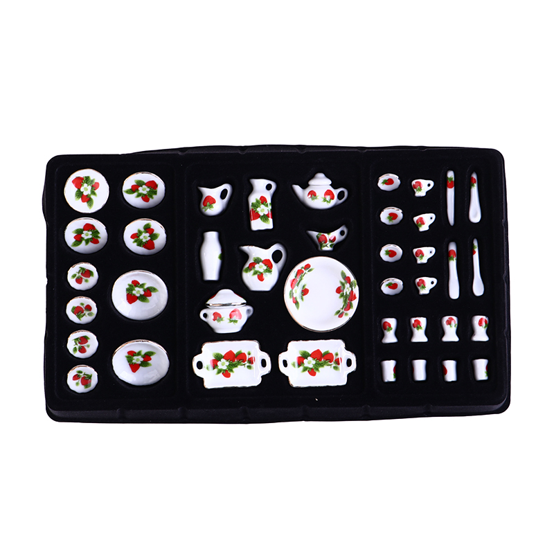 1 Set 1:12 Miniatuur Poppenhui - Coffee Tea Flower recensie en prijs