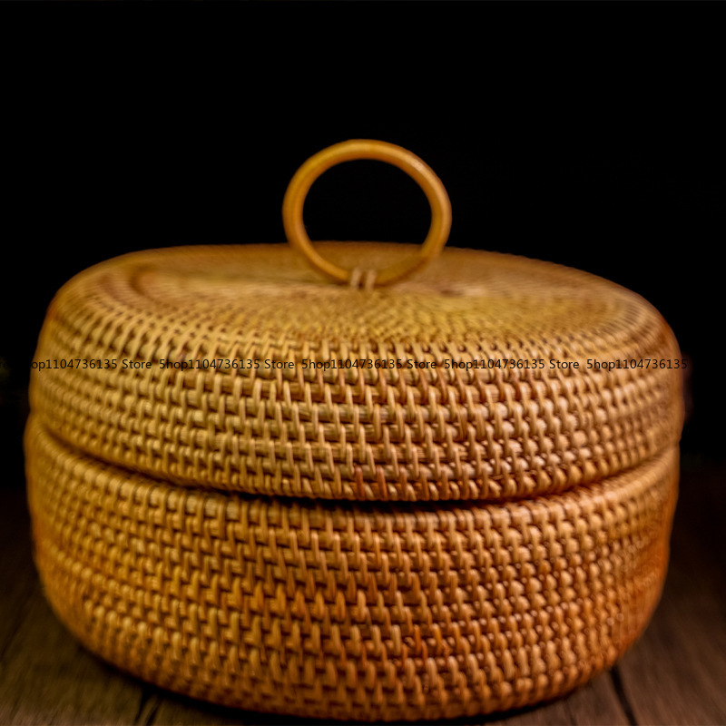 Ronde herfst rotan weven, snoe - Coffee Tea Room recensie en prijs