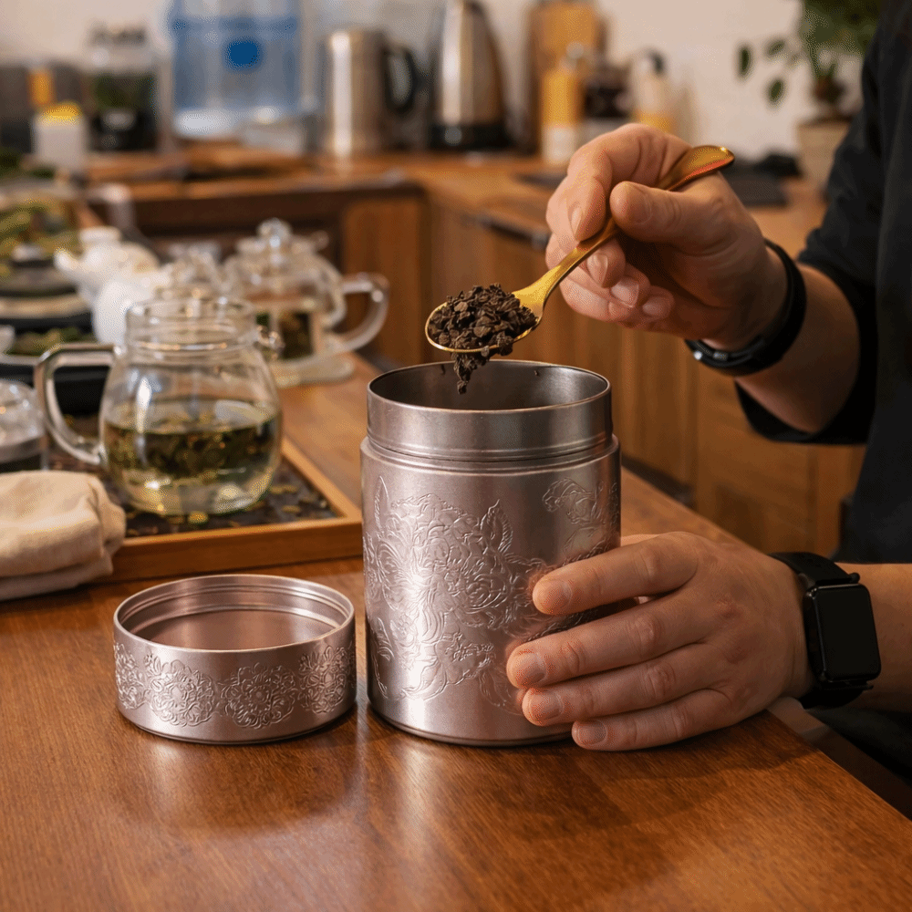 Verzegelde blikken verdikte mi - Tea Coffee Sugar Container recensie en prijs