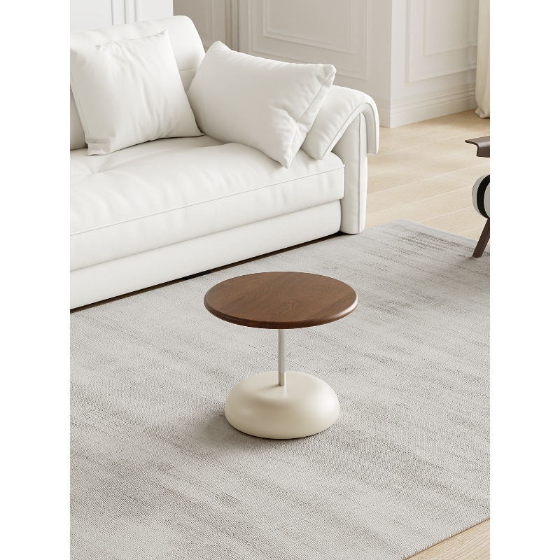 Ronde massief houten salontafe - Young Tea Coffee recensie en prijs