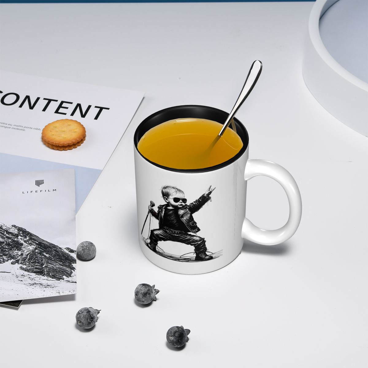 Te jong om deze coole mok te z - Young Tea Coffee recensie en prijs