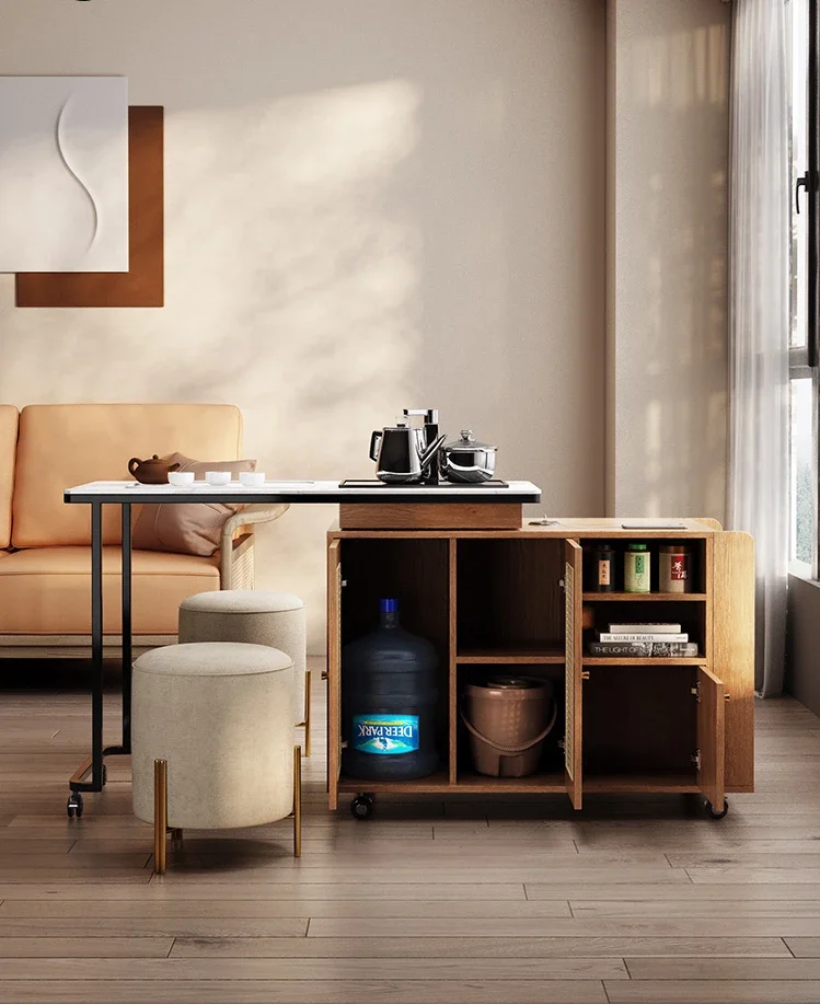 Kleine massief houten theetafe - Coffee Tea Unit recensie en prijs