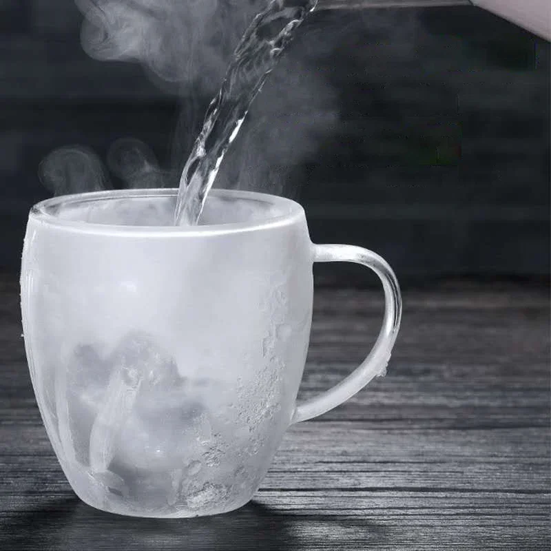 Dubbele bodemwand glazen koffi - Coffee Tea Vodka recensie en prijs