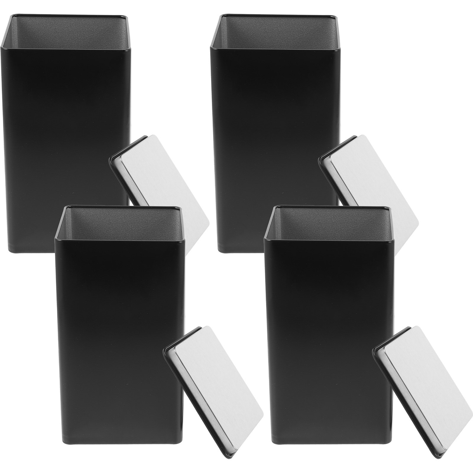 4 stuks opbergpotten blikken c - Tea Coffee Sugar Container recensie en prijs