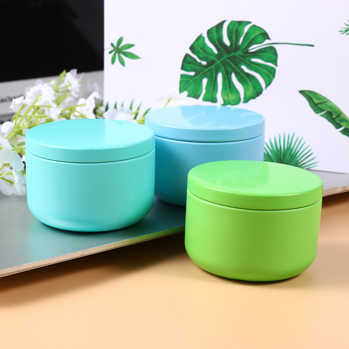 4-delige blikken verzegelde op - Coffee Tea Sugar Canisters recensie en prijs