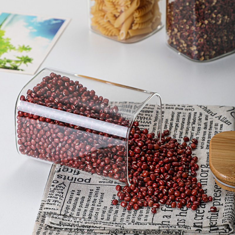 Bamboe Glazen Blikken Transpar - Coffee Tea Drawer Organizer recensie en prijs