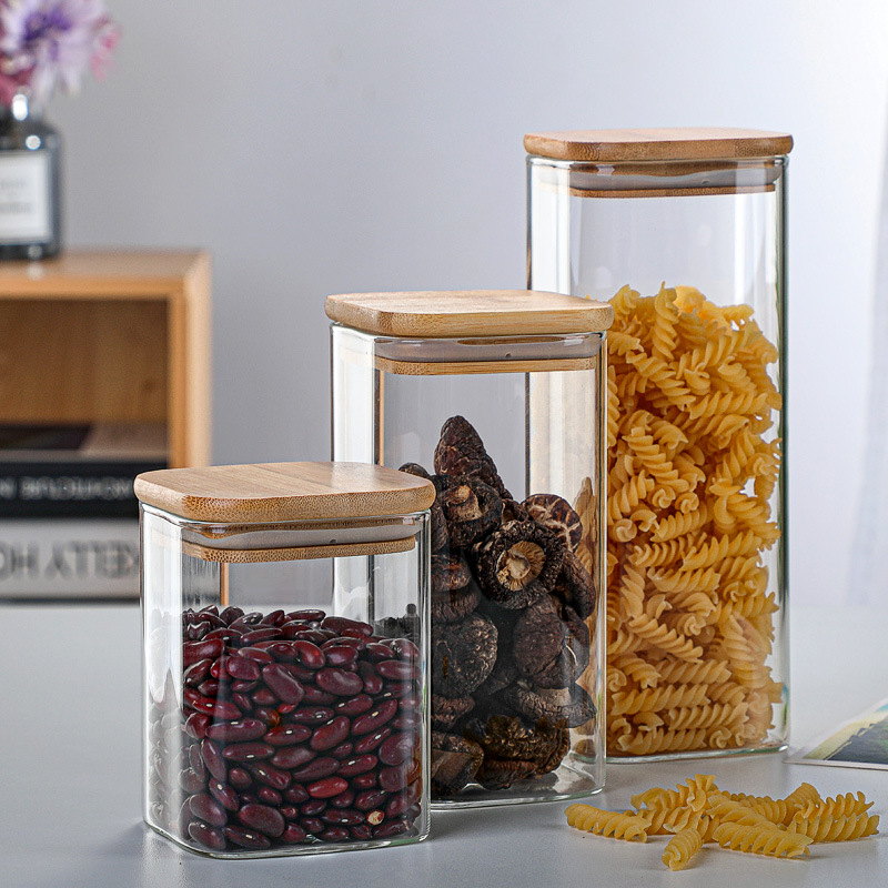 Bamboe Glazen Blikken Transpar - Coffee Tea Drawer Organizer recensie en prijs
