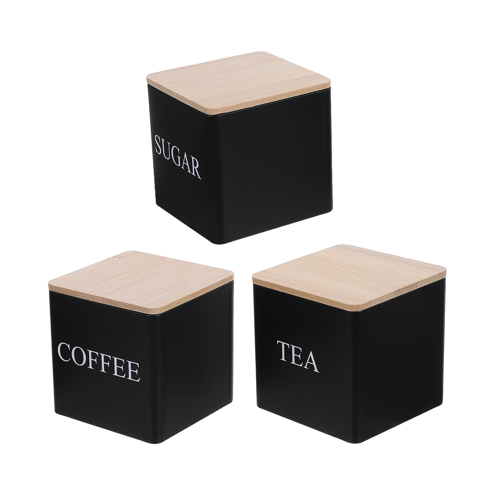 3-delige metalen thee-, koffie - Tea Coffee Sugar Container recensie en prijs