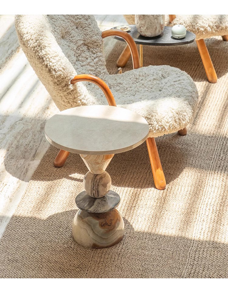Op maat gemaakte ronde marmere - Coffee Tea Nook recensie en prijs
